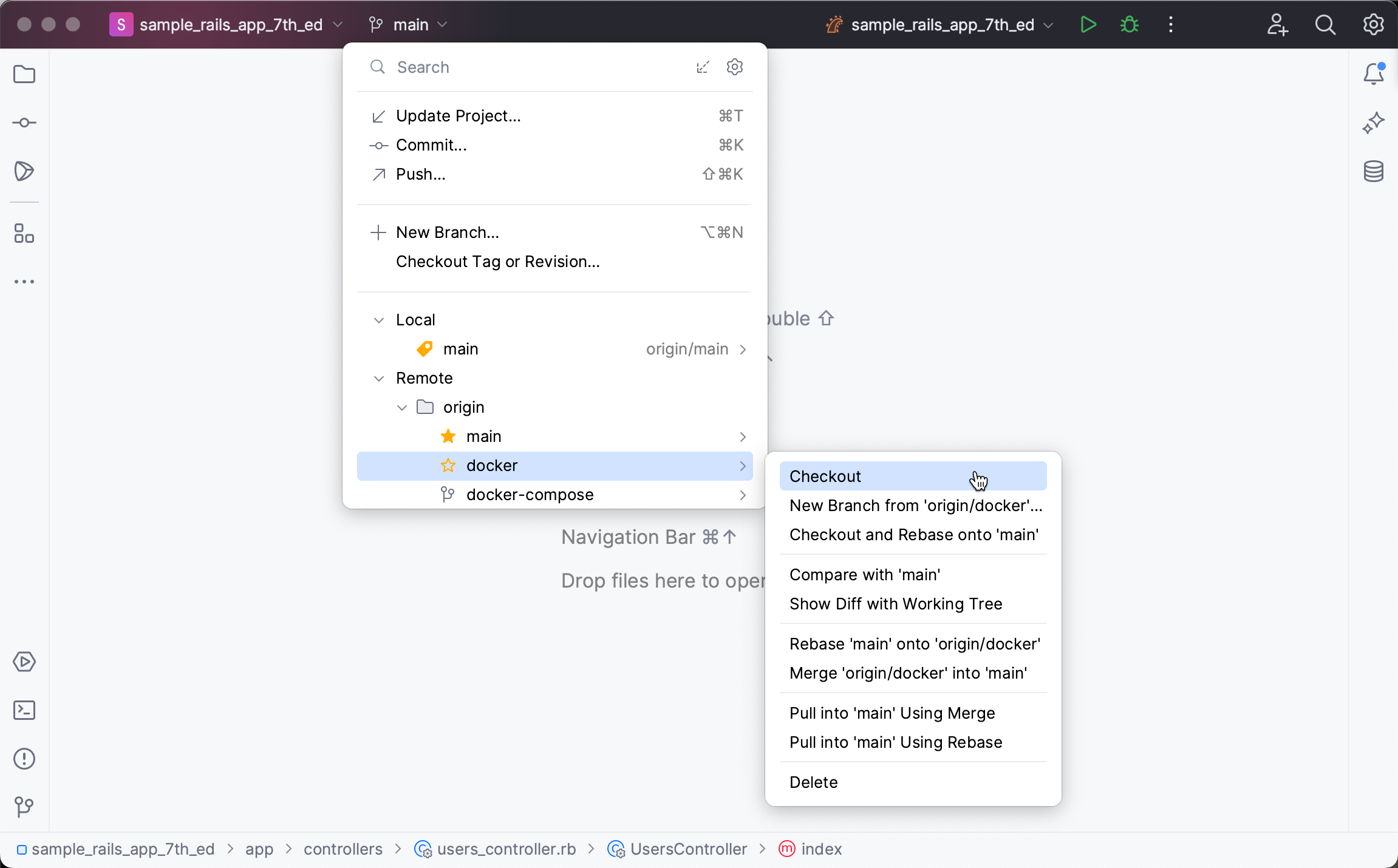 Git widget Git widget