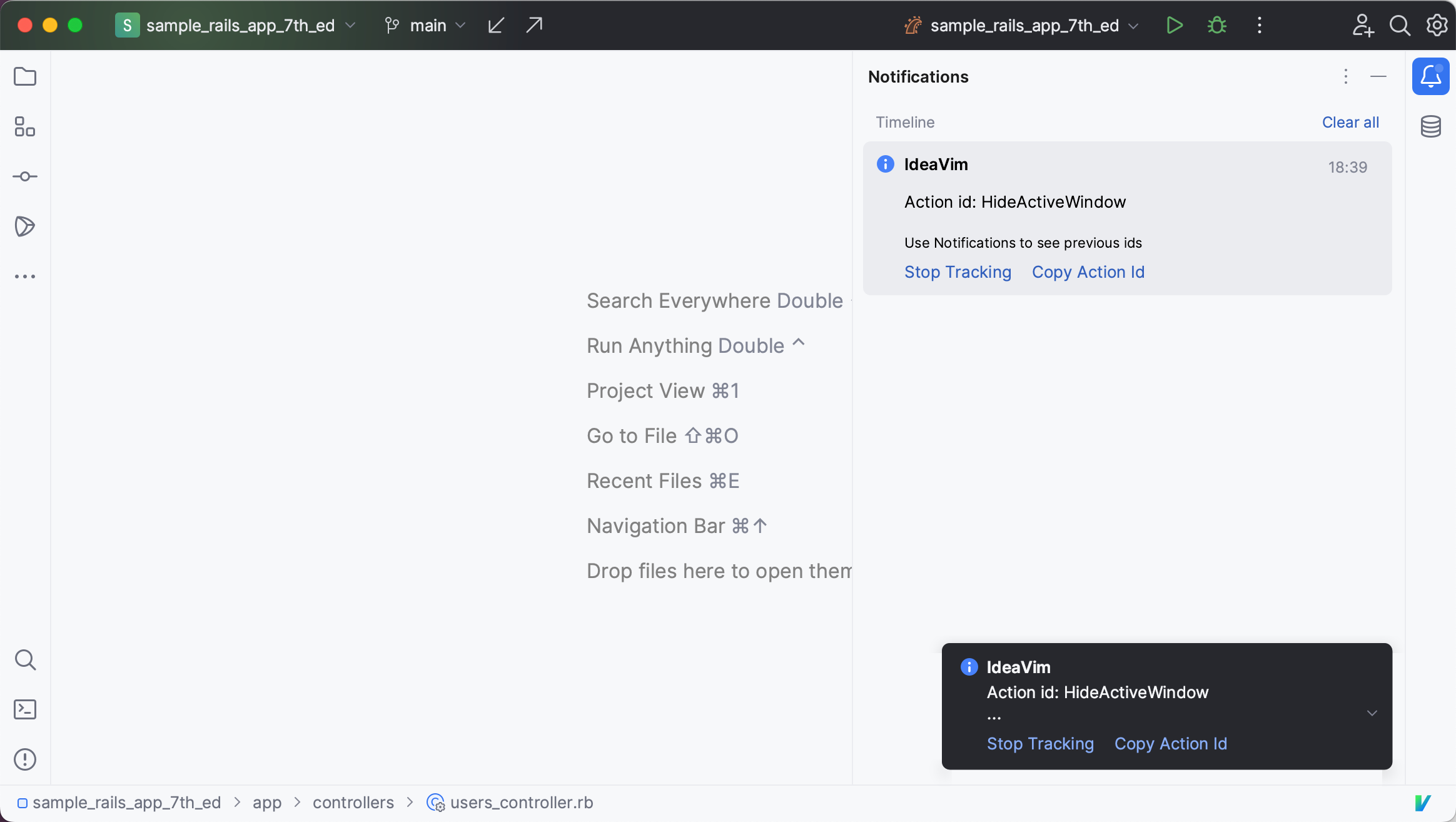 Actions IDs are displayed Actions IDs are displayed