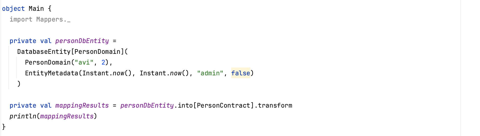 Unused import - usage Unused import - usage