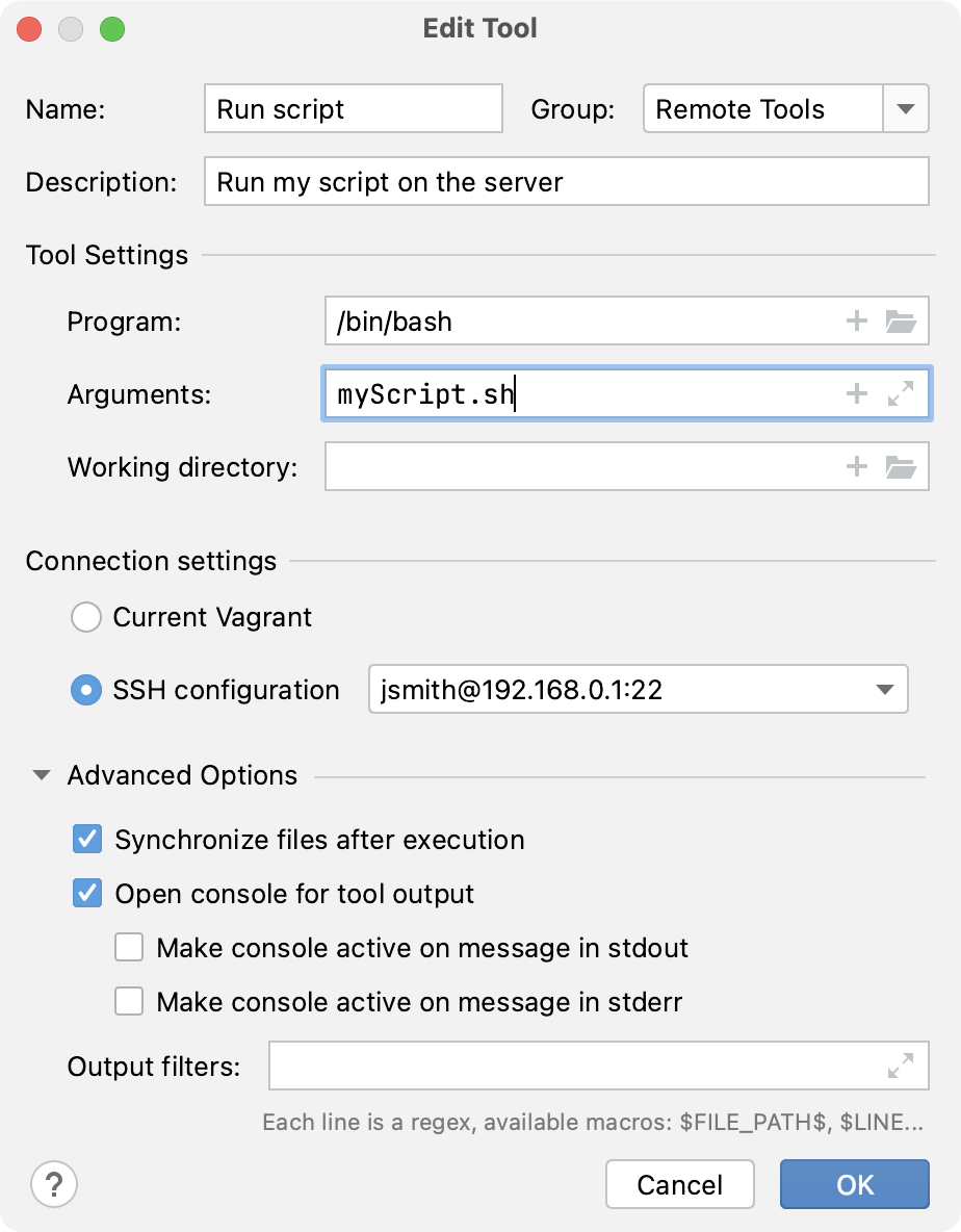 创建、编辑或复制远程外部工具 创建、编辑或复制远程外部工具