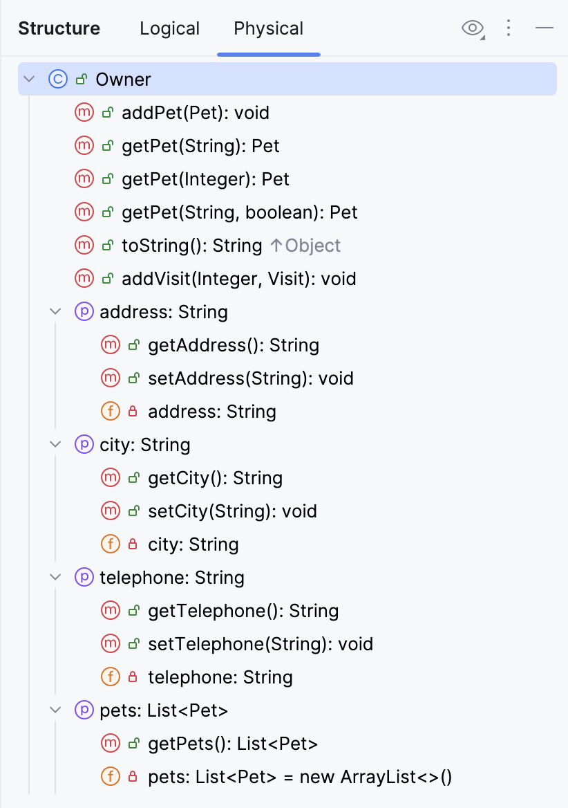Logical structure Logical structure