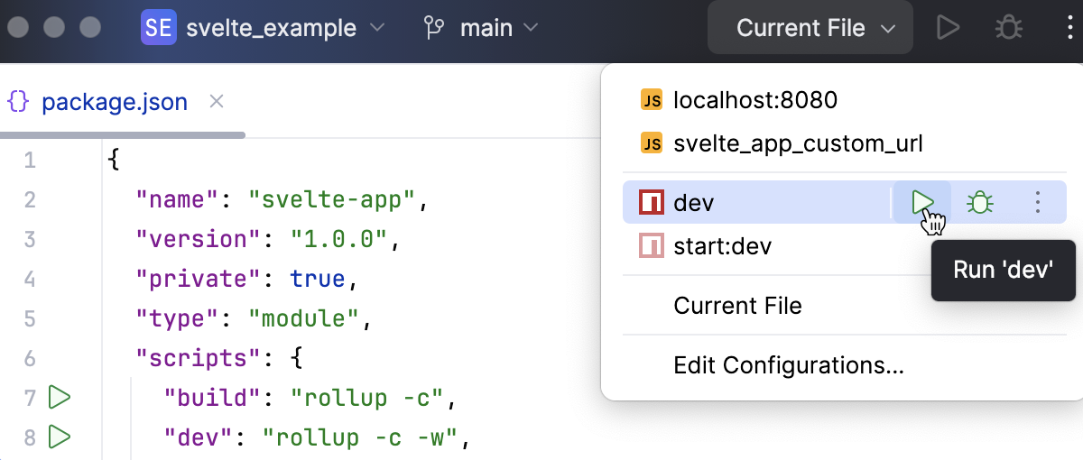 自动生成的 npm run/debug 配置 自动生成的 npm run/debug 配置