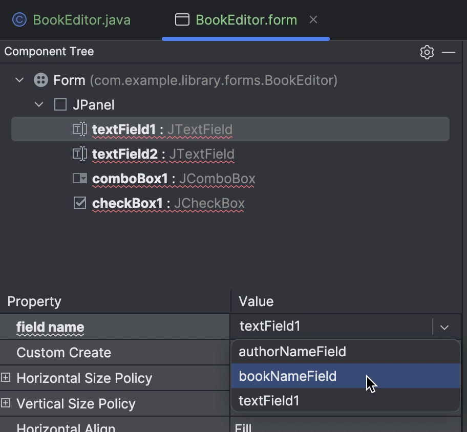 Tutorial: Build UI using Swing | IntelliJ IDEA Documentation