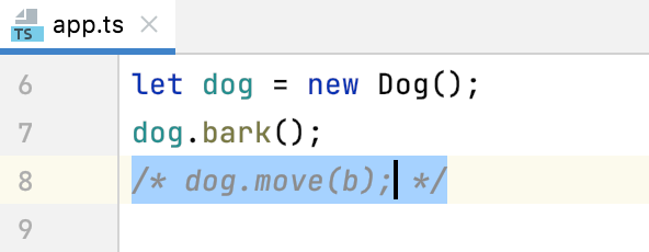 块注释开头添加了空格