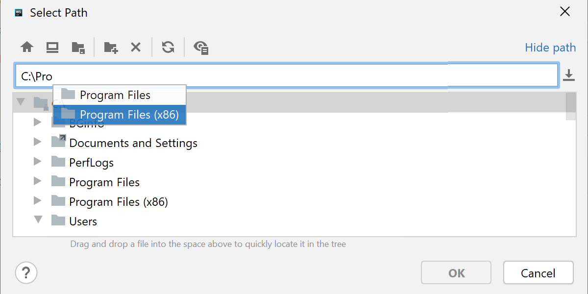 补全路径 补全路径