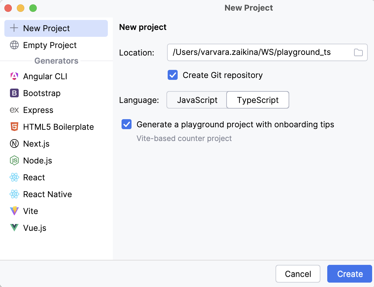 Create a basic TypeScript project Create a basic TypeScript project