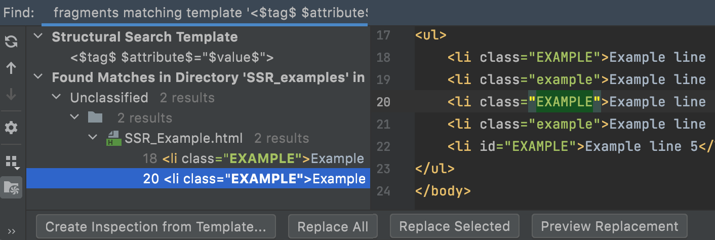 结构化替换:全部替换 结构化替换:全部替换