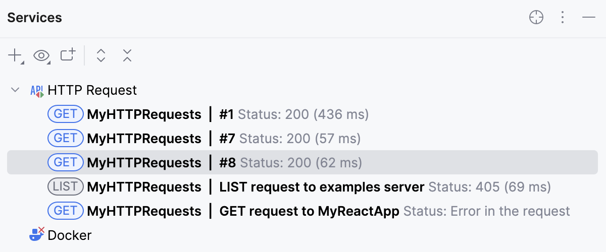 HTTP requests in Search Everywhere HTTP requests in Search Everywhere