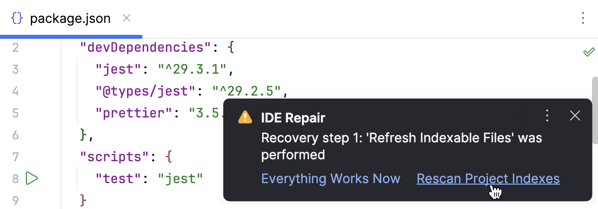 The first step of IDE Repair The first step of IDE Repair
