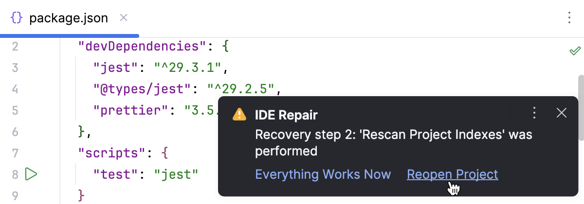 The second step of IDE Repair The second step of IDE Repair