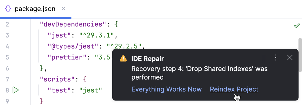 The fourth step of IDE Repair The fourth step of IDE Repair