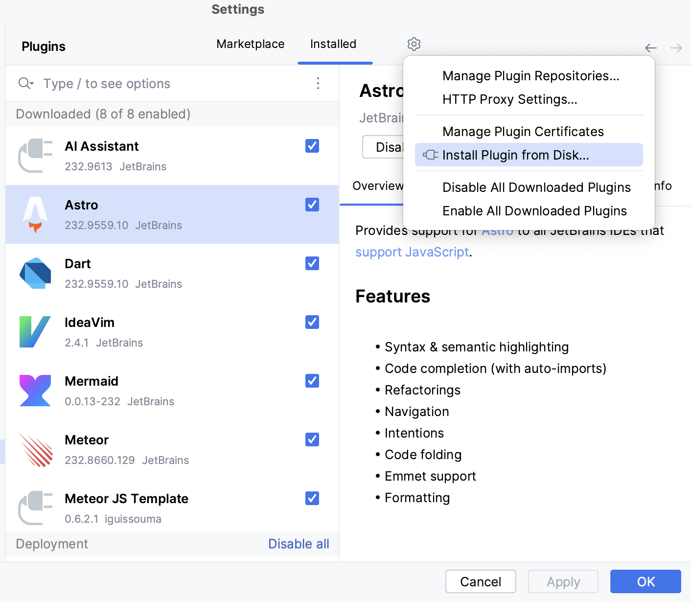 从磁盘安装插件 从磁盘安装插件
