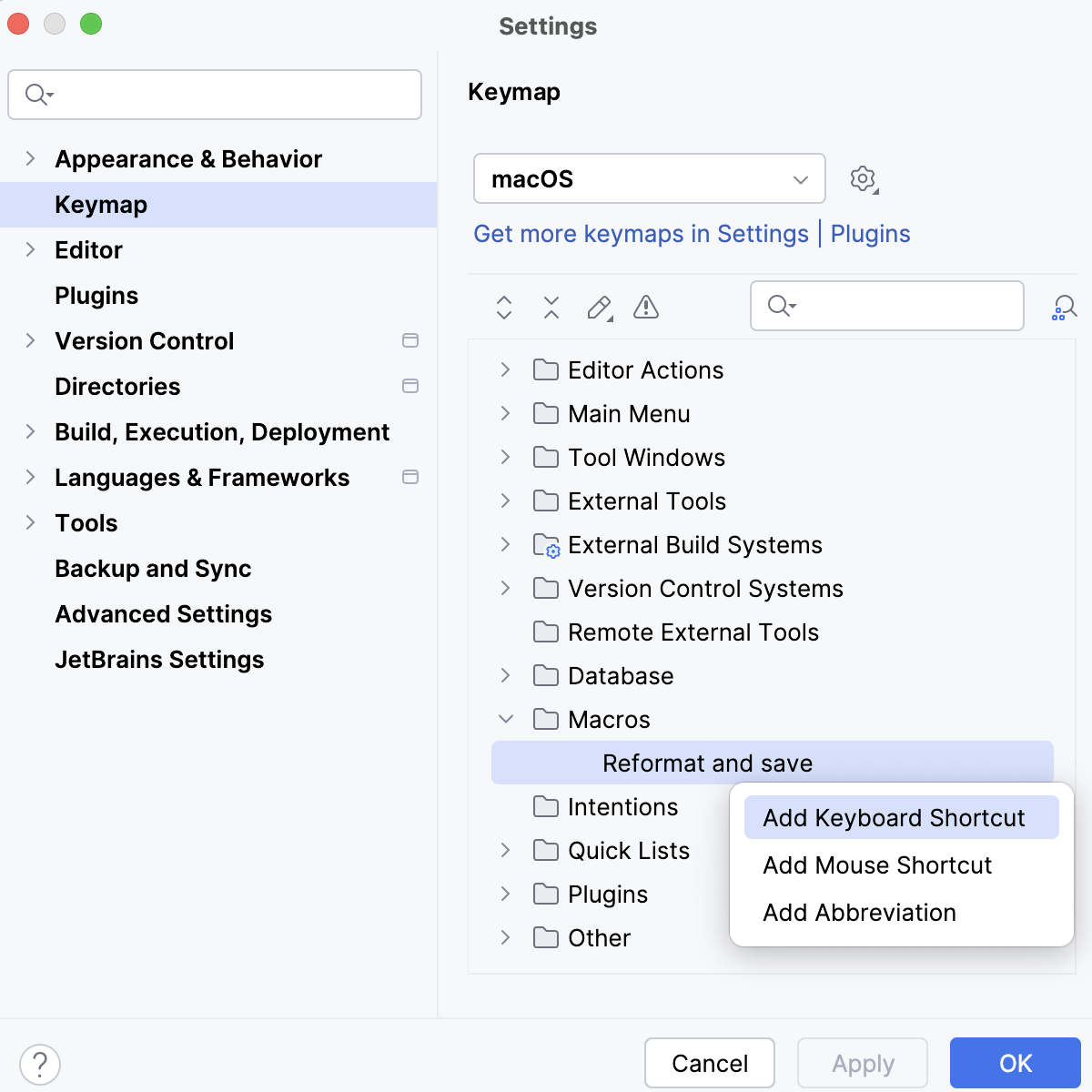 添加键盘快捷键 添加键盘快捷键