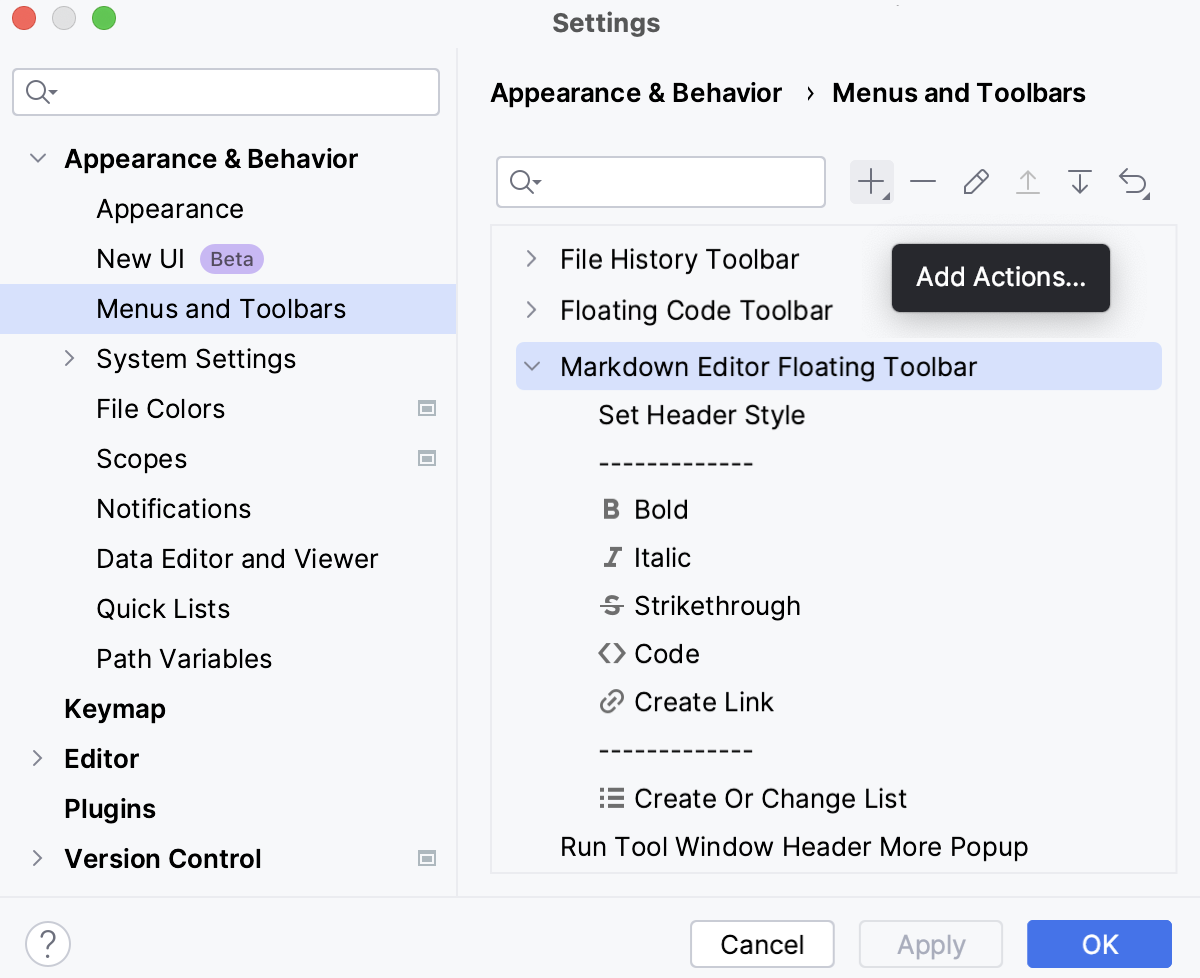 自定义 Markdown 浮动工具栏 自定义 Markdown 浮动工具栏