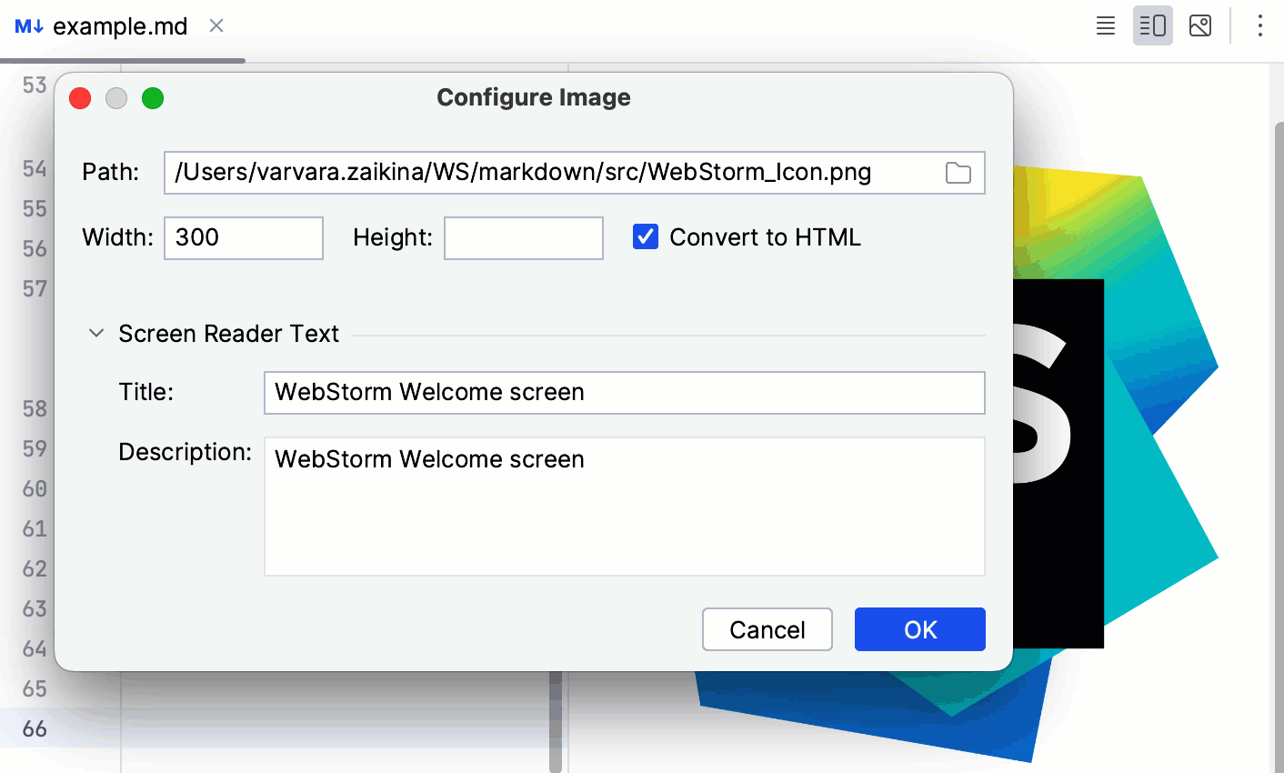 使用原始 HTML 插入图片