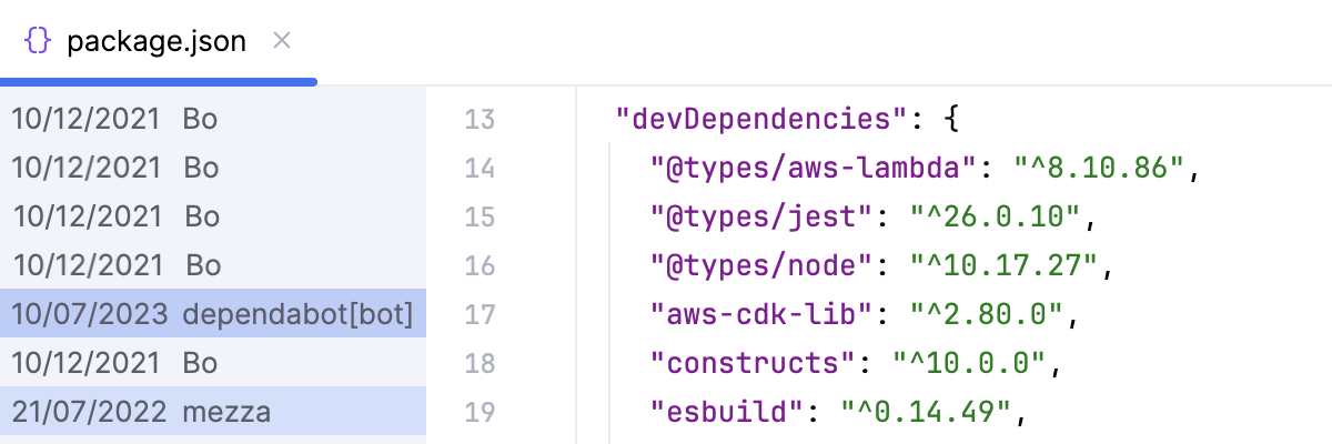 Git Blame 注解 Git Blame 注解