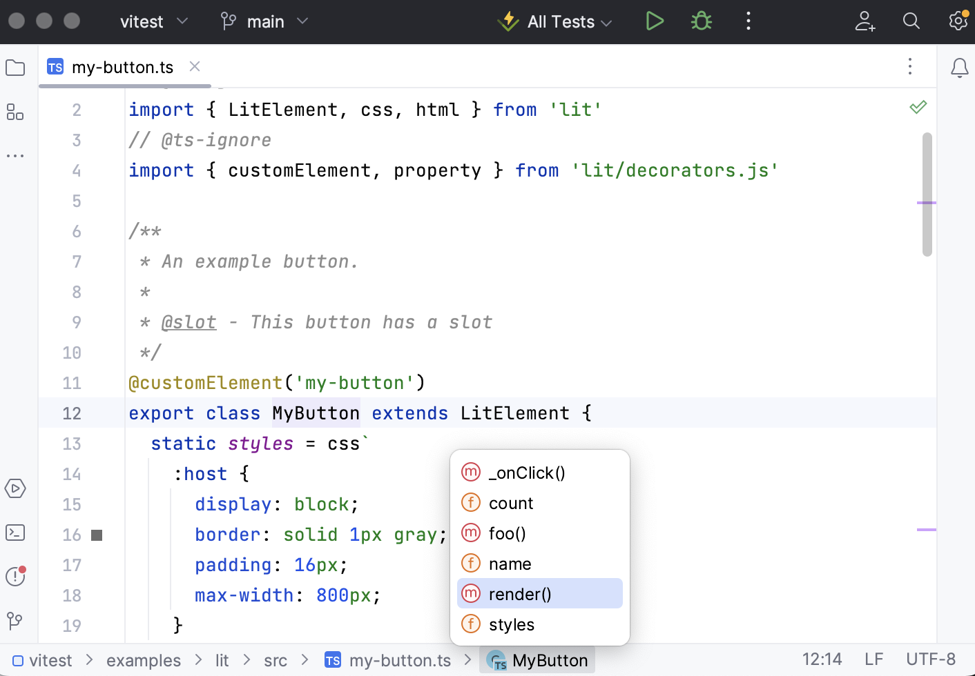 Navigation bar Navigation bar
