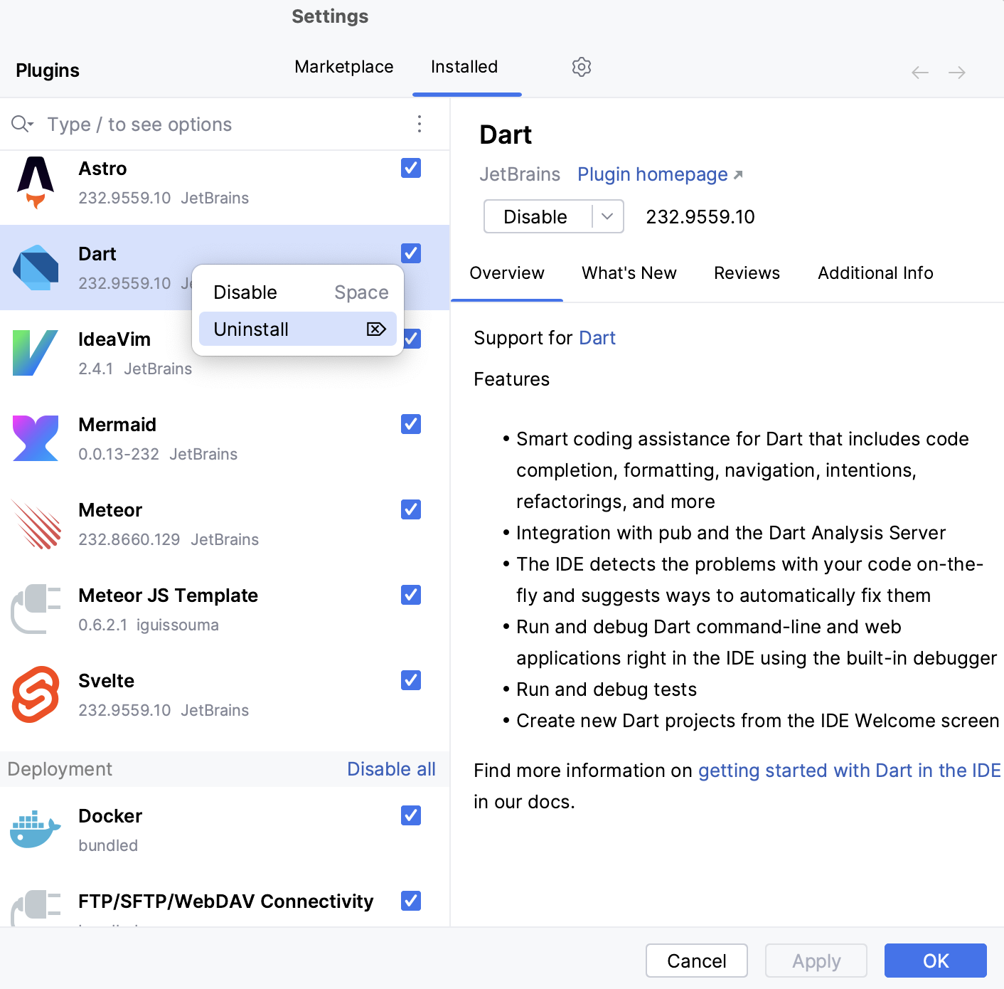 卸载插件 卸载插件