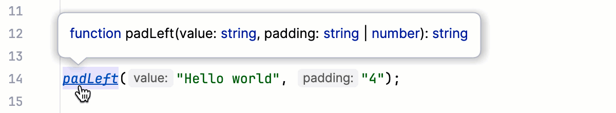 Quick symbol definition in a tooltip Quick symbol definition in a tooltip