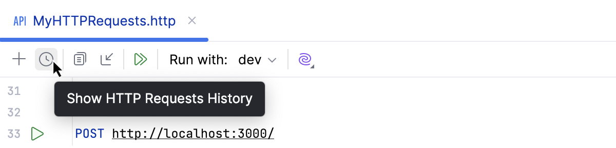 请求历史 请求历史