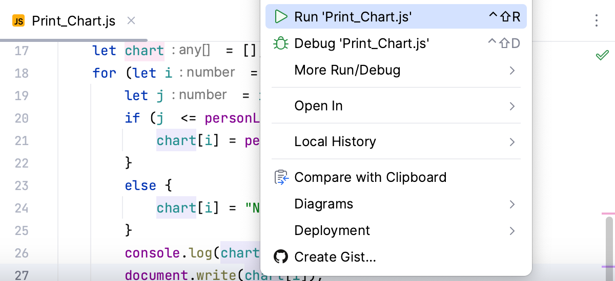 Run script Run script
