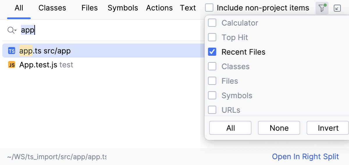 使用筛选器缩小搜索范围 使用筛选器缩小搜索范围