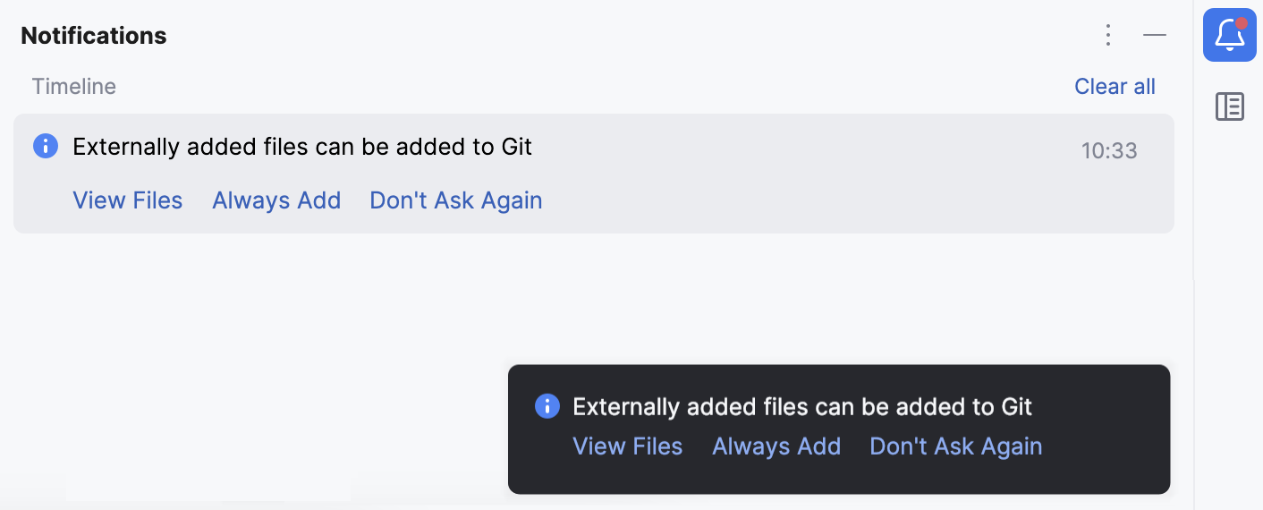 提示选择如何处理配置文件的通知 提示选择如何处理配置文件的通知