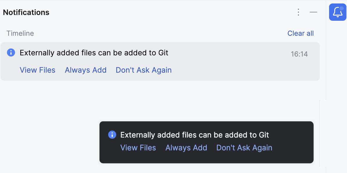 提示选择如何处理配置文件的通知 提示选择如何处理配置文件的通知