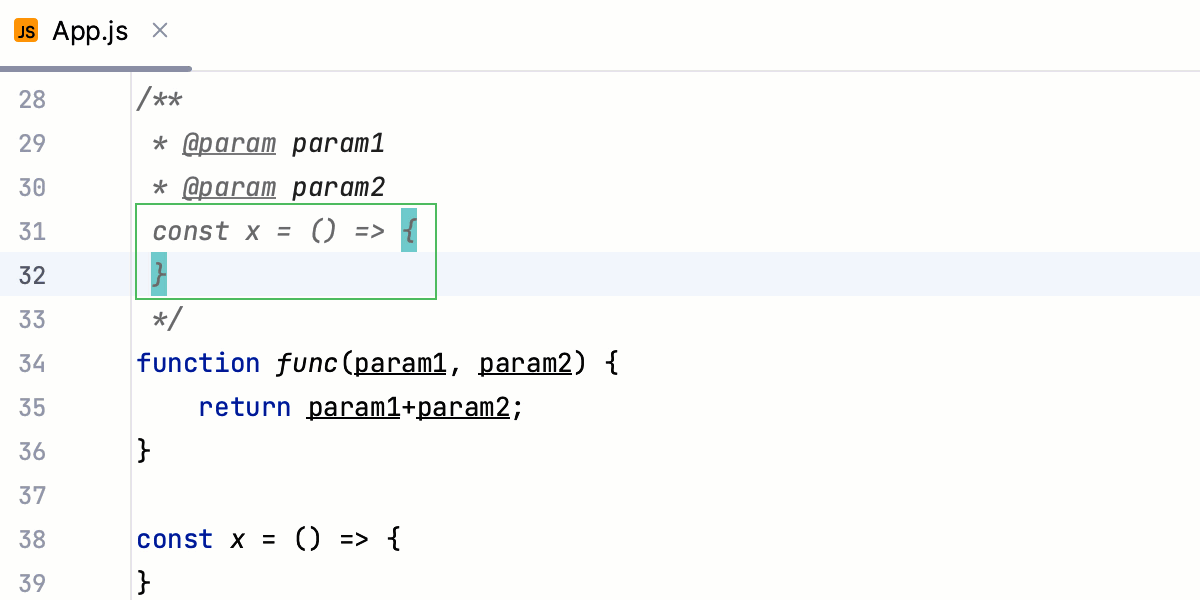 Escape JSDoc leading asterisks on copy and paste is off Escape JSDoc leading asterisks on copy and paste is off