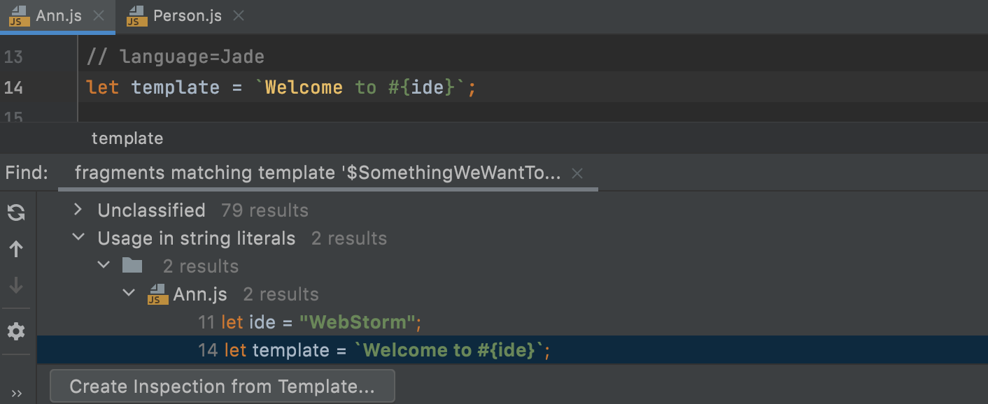 搜索字符串字面量 搜索字符串字面量