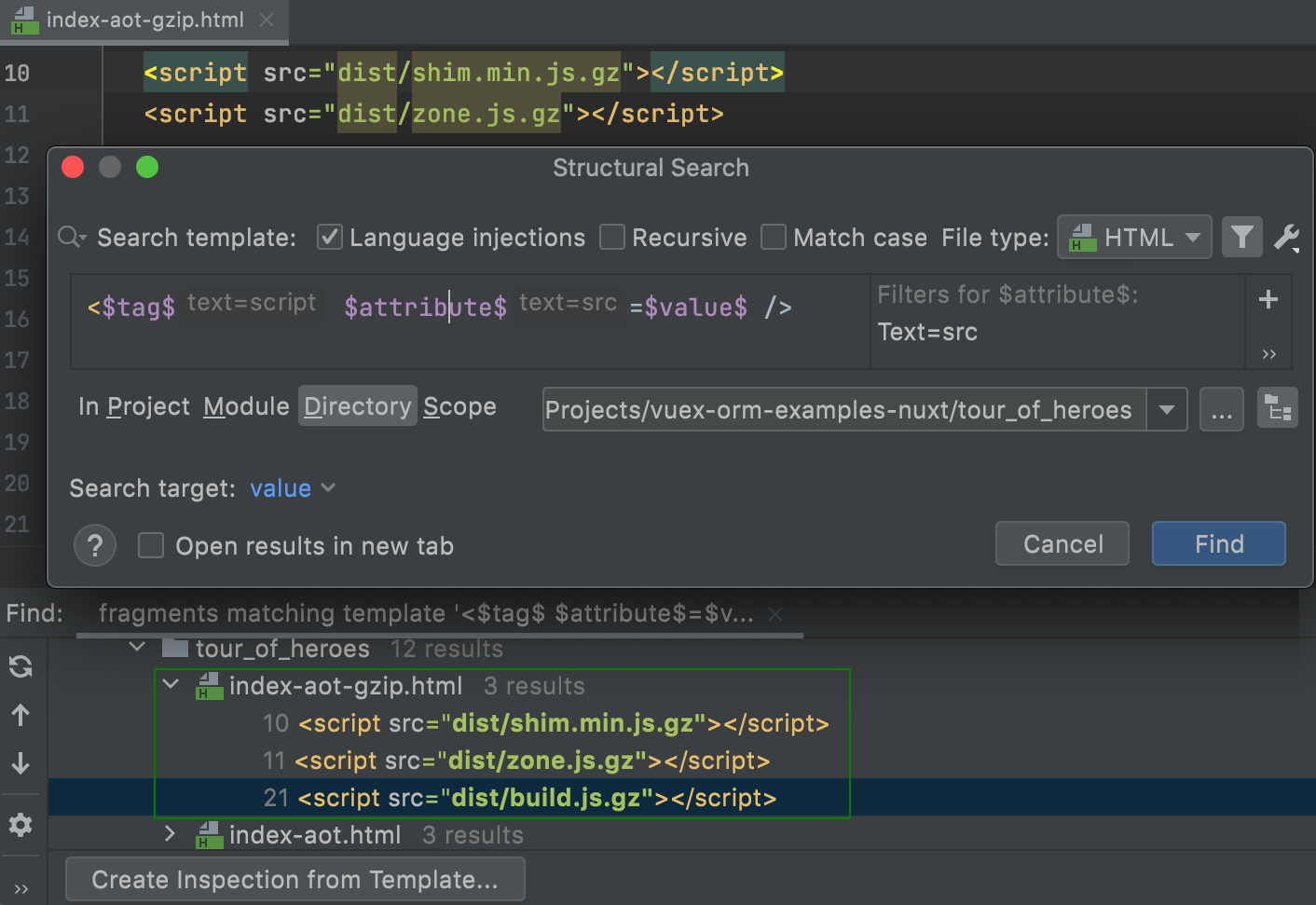 查找带有 src 属性的 script 标签 查找带有 src 属性的 script 标签