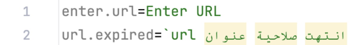 Bidirectional strings: right to left Bidirectional strings: right to left