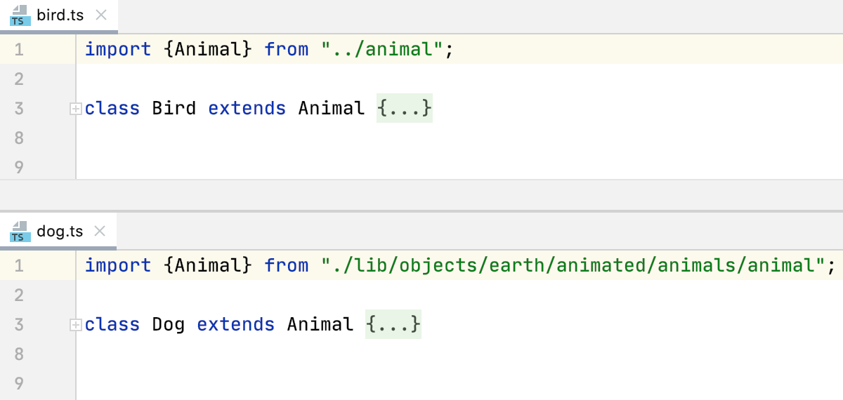 “从不”选项：使用相对路径