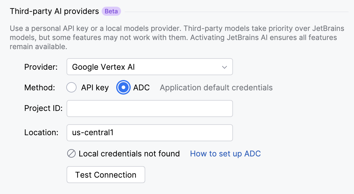 Google Vertex AI ADC