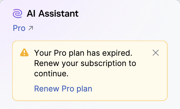Subscription has expired Subscription has expired
