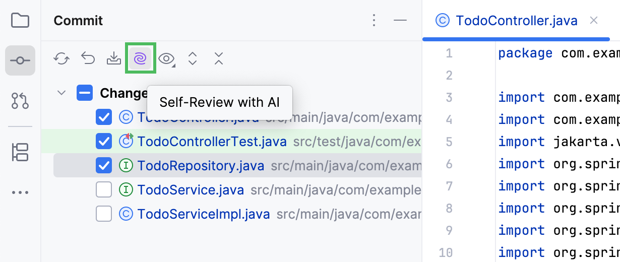 Self-Review with AI