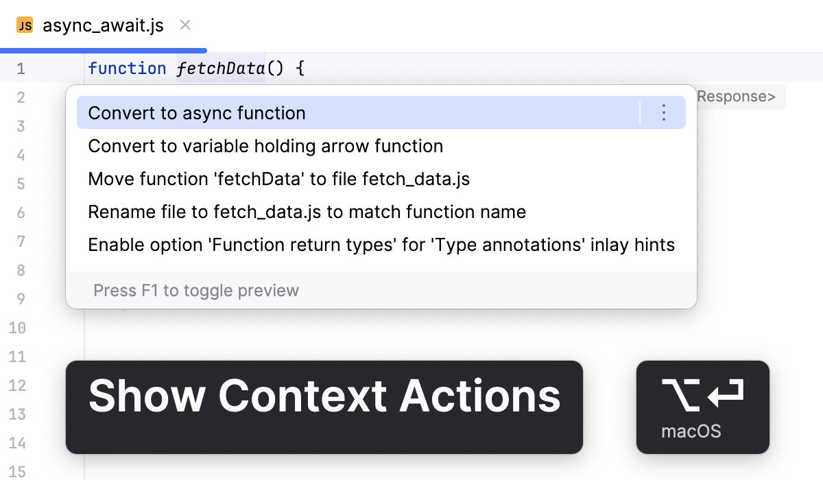 Convert to async function