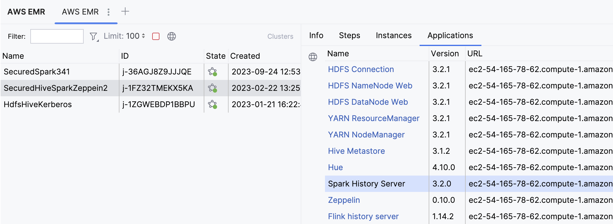 Cluster applications Cluster applications