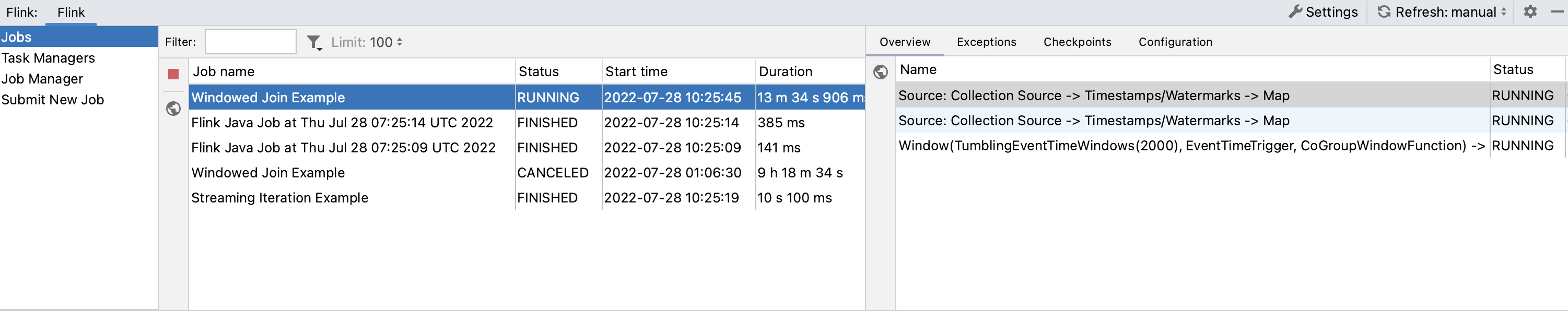 Kafka connection: topics Kafka connection: topics