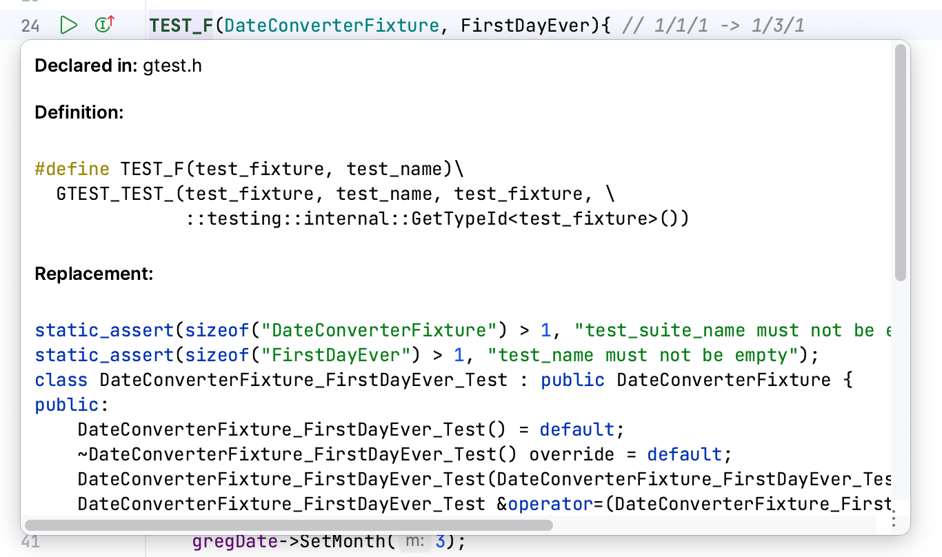 Formatted macro expansion in quick documentation popup Formatted macro expansion in quick documentation popup