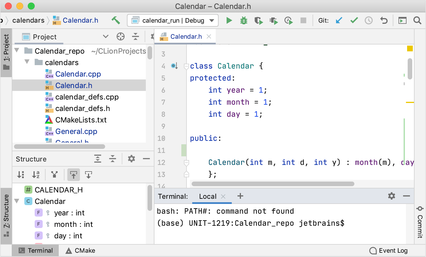 The Widescreen tool window layout option is enabled The Widescreen tool window layout option is enabled