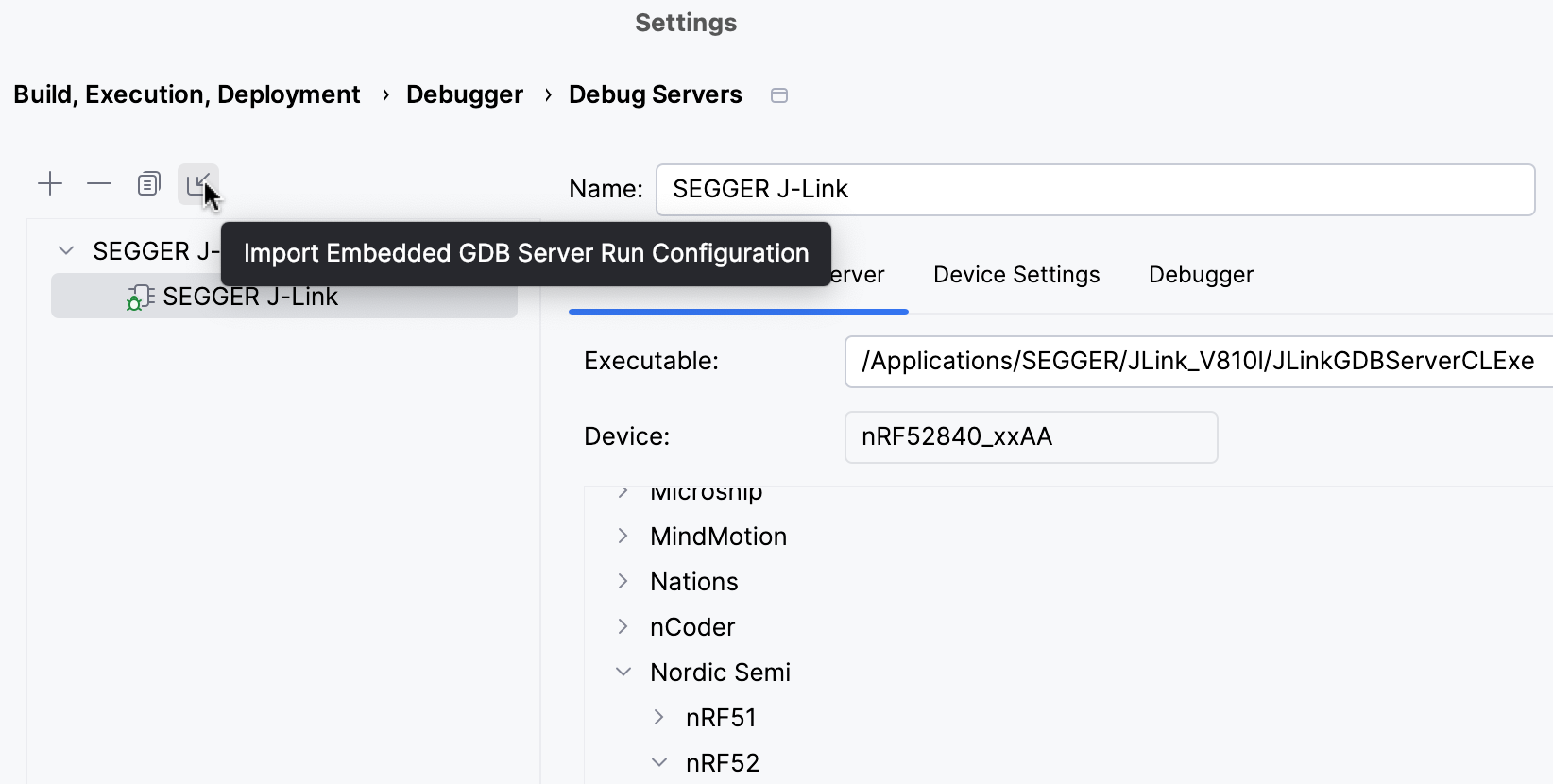 Import configuration icon Import configuration icon