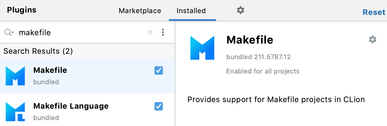 Makefile support plugins Makefile support plugins