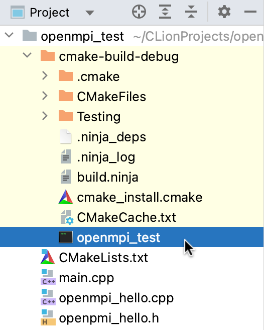 Binary file in the build directory Binary file in the build directory