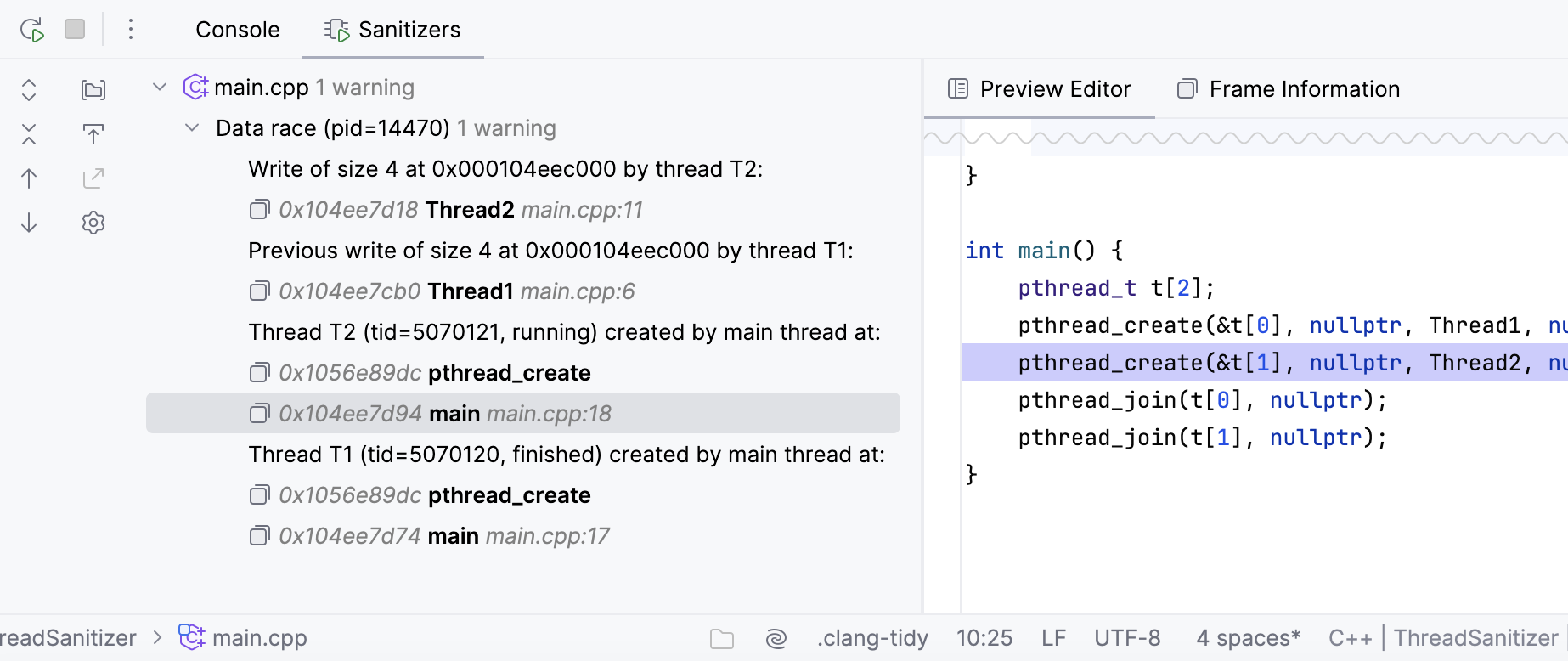 ThreadSanitizer ThreadSanitizer