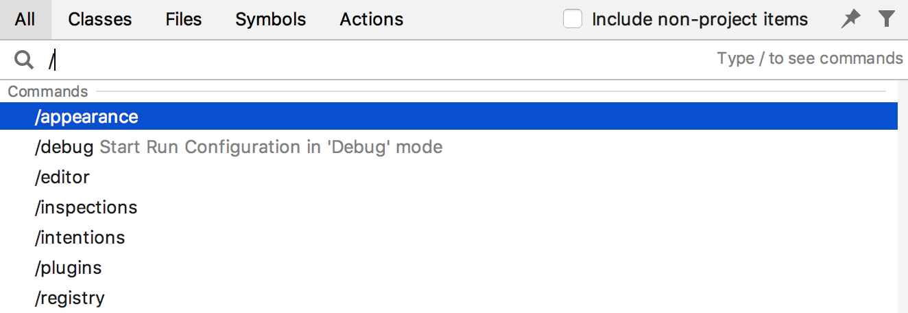 Search for Settings Search for Settings