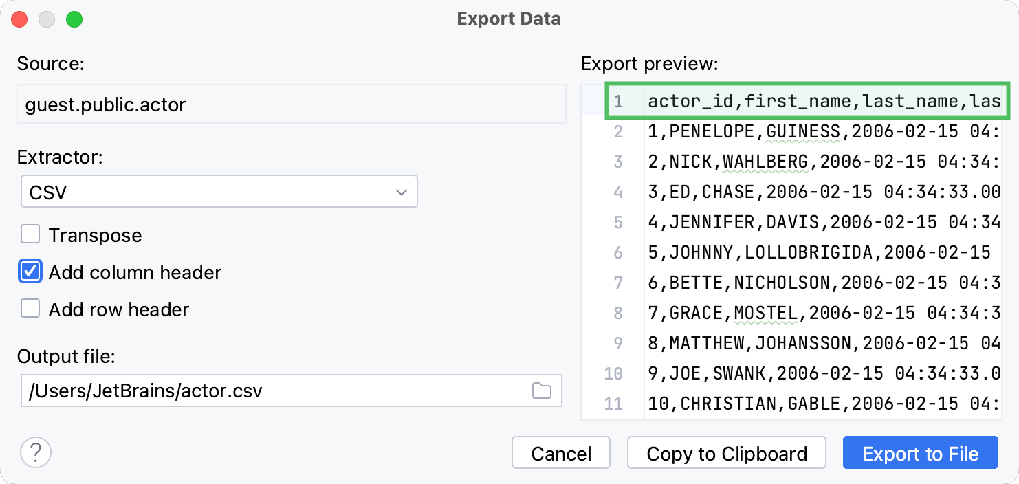 Add column header Add column header