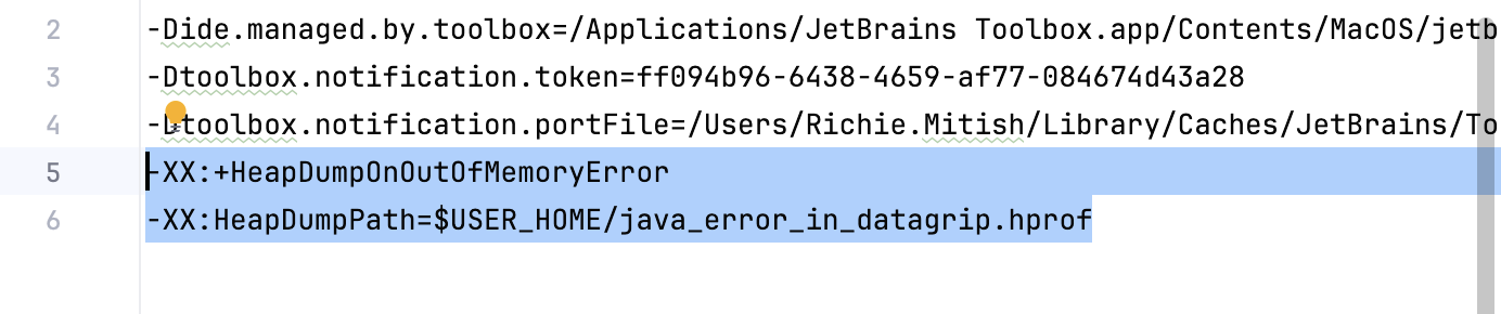 capture memory snapshots automatically capture memory snapshots automatically