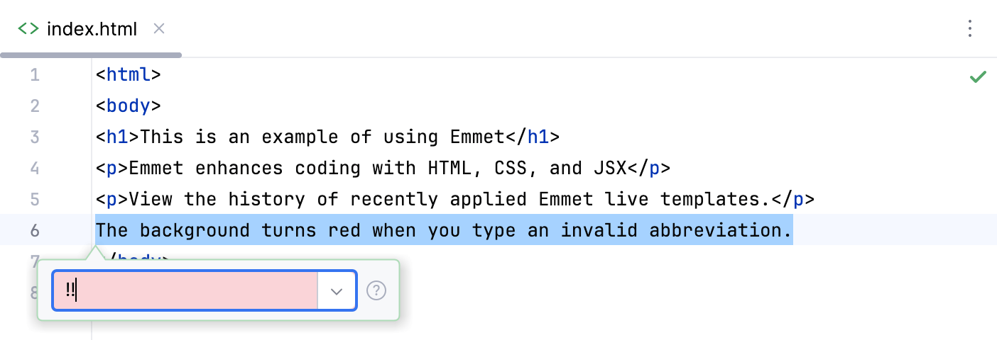 The abbreviation you entered does not exist, the background turns red The abbreviation you entered does not exist, the background turns red