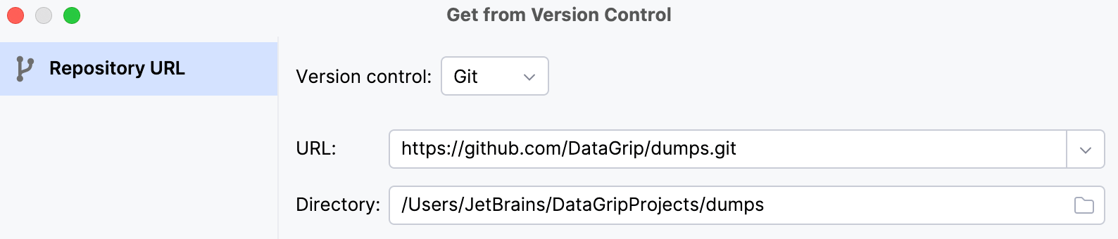 Getting a project from GitHub Getting a project from GitHub